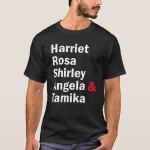 Camiseta Harriet Rosa Shirley Angela Tamika