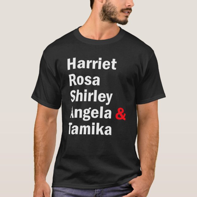 Camiseta Harriet Rosa Shirley Angela Tamika (Frente)