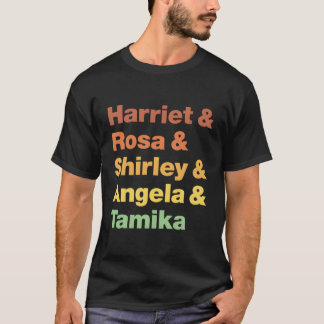 Camiseta Harriet Rosa Shirley Angela Tamika