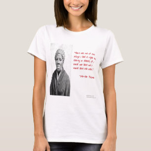 Camiseta Harriet Tubman "Liberdade Ou Morte" Cita Presentes