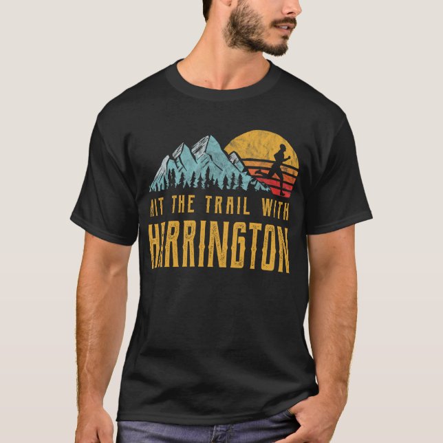 Camiseta HARRINGTON Family Running - Atingir a trilha com H (Frente)