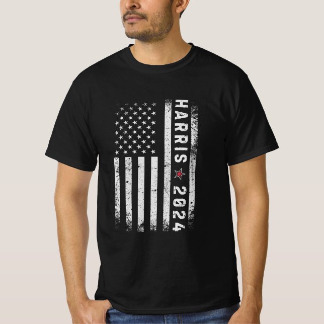Camiseta Harris 2024 Kamala Harris Para O Presidente 2024T- (Frente)