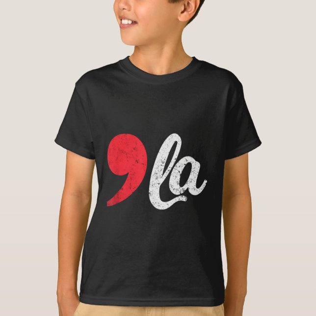 Camiseta Harris 2024 Presidente Distressed Vírgula La Engra (Frente)