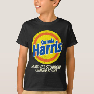 Camiseta Harris 2024 Remove Manchas Laranja Teimosas Engraç