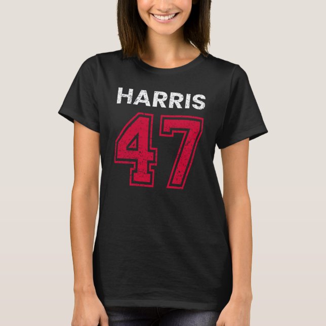 Camiseta Harris 47 I - Kamala Harris Para Presidente (Frente)
