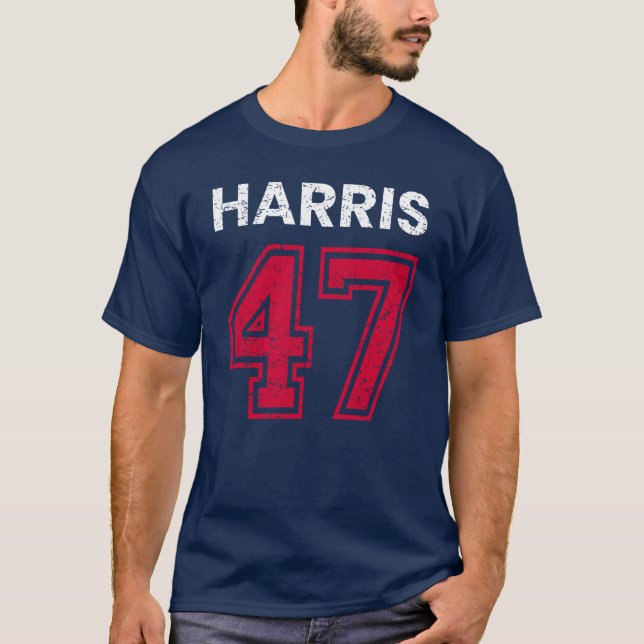 Camiseta Harris 47 I - Kamala Harris Para Presidente (Frente)