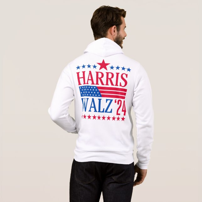 Camiseta Harris e Walz 2024 Eleição (Parte Traseira Completa)