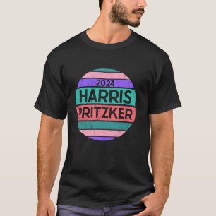 Camiseta Harris J B Pritzker Presidente Campanha Roupa T S
