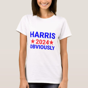 Camiseta Harris Para Presidente Obviamente 1