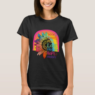 Camiseta Harris Peace Love Igualdade Esperam Diversidade 1