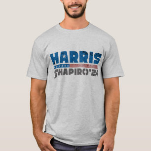 Camiseta Harris Shapiro 2024 Listra Vintage Patriótica