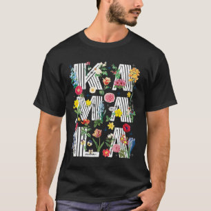 Camiseta Harris Vintage Floral Feminina Primeira Presid