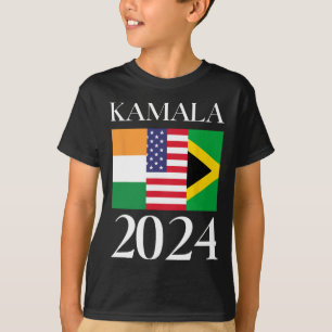 Camiseta Harris Vote em 2024 Bandeira jamaicana da Índia