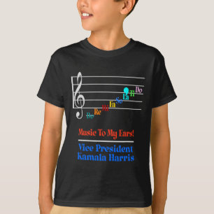 Camiseta Harris Vp Music To My Ears Do-re-mi Comma-la