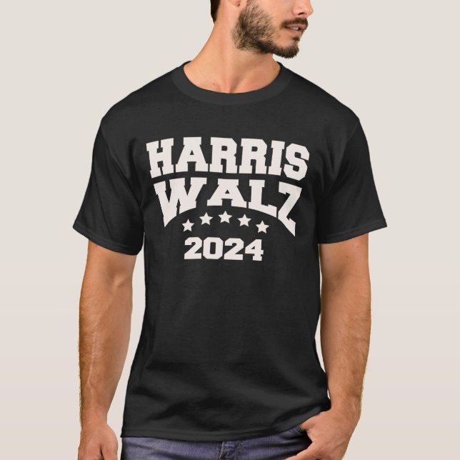 Camiseta Harris Waltz 2024 , Kamala Harris Tim Waltz 2024 (Frente)