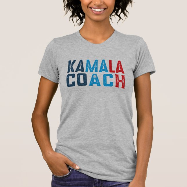 Camiseta Harris Waltz 2024 Kamala Harris Treinador Walz 202 (Frente)