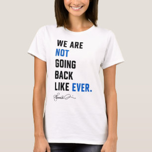 Camiseta Harris Waltz Nós Não Voltaremos Ao Vivo De Femin