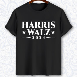 Camiseta Harris Walz 2024 democrata eleitoral