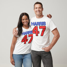 CAMISETA HARRIS-WALZ 2024 ELEIÇÕES NOS EUA DEMOCRATAS