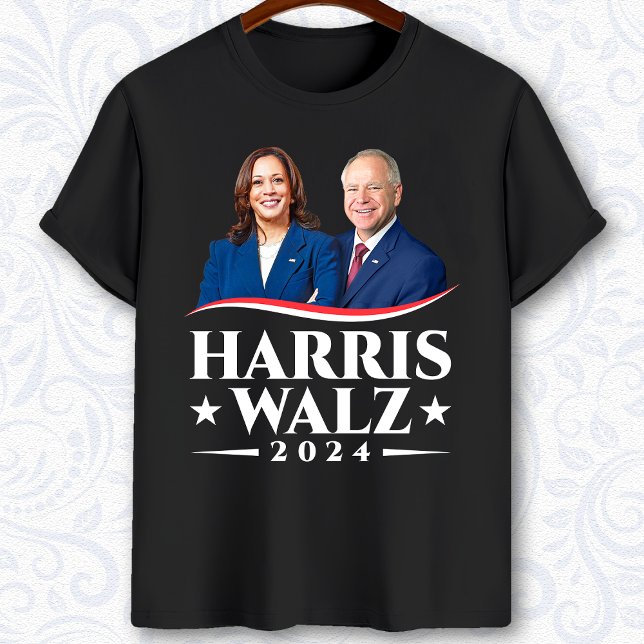 Camiseta Harris Walz 2024 - foto eleitoral (Criador carregado)