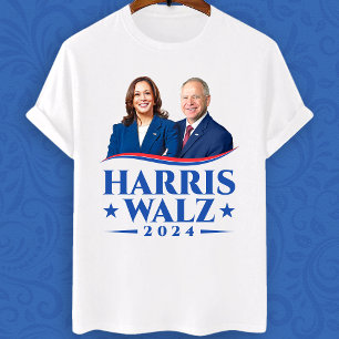 Camiseta Harris Walz 2024 - foto eleitoral