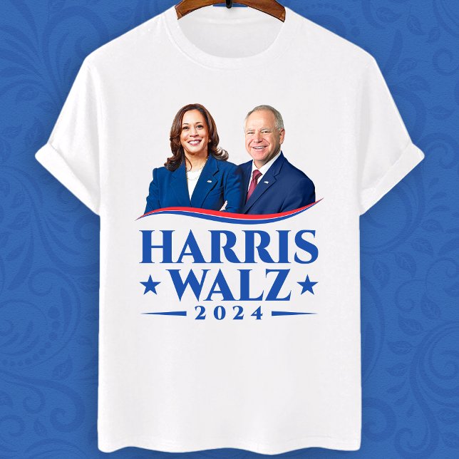 Camiseta Harris Walz 2024 - foto eleitoral (Criador carregado)