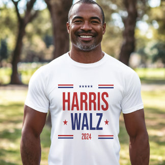 Camiseta Harris Walz, defensor da eleição democrática