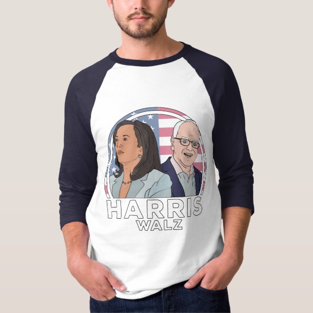 Camiseta Harris Walz Election (Frente)