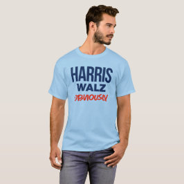 Camiseta Harris Walz obviamente