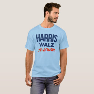 Camiseta Harris Walz obviamente