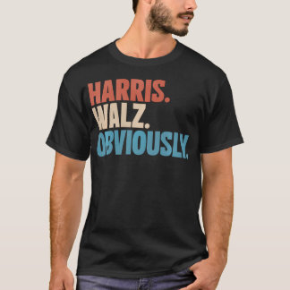 Camiseta Harris Walz obviamente