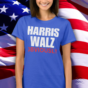 Camiseta Harris Walz OBVIAMENTE   Harris Walz 2024 Obviamen