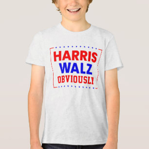 Camiseta Harris Walz Obviamente Kamala Harris para Presiden