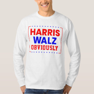 Camiseta Harris Walz Obviamente Kamala Harris para Presiden