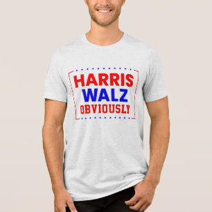 Camiseta Harris Walz Obviamente Kamala Harris para Presiden