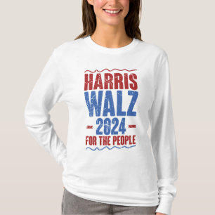 Camiseta Harris Walz Valsa 2024 Para As Pessoas Eleição 24