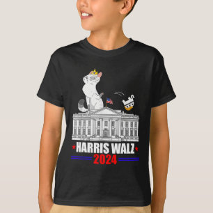 Camiseta Harris Wheimer 2024 Eleição Presidencial Gato Engr