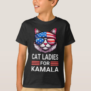 Camiseta Harris Wheimer 2024 Gato Divertido Eleição Kamala 