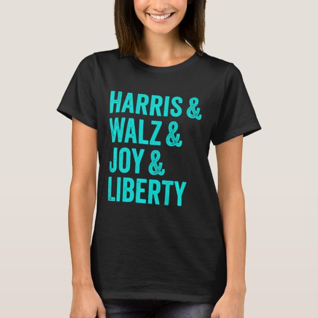 Camiseta Harris Wheimer Joy Liberty - Harris Waltz 2024 Ret (Frente)