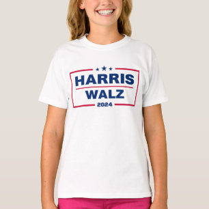 Camiseta Harris Wlaz 2024 Kamala Harris Tim Walz Eleição
