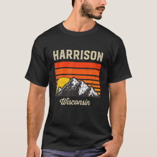 Camiseta Harrison Wisconsin Retro City State USA
