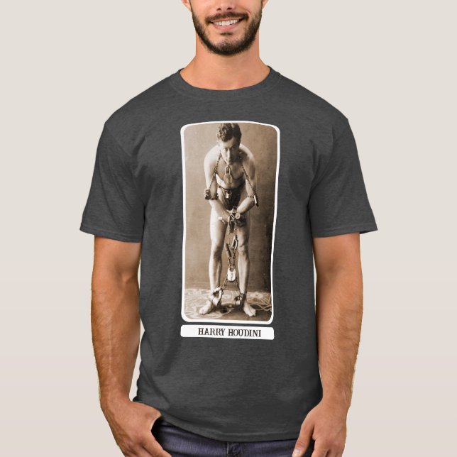 Camiseta Harry Houdini, 1889 (Frente)