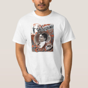 Camiseta Harry Houdini - design do poster vintage