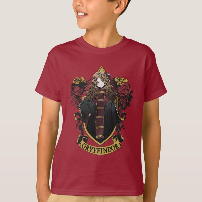 Camiseta HARRY POTTER™ | Anime Hermione House Crest (Frente)