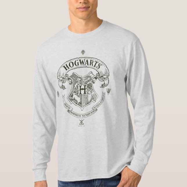 Camiseta Harry Potter | Bandeiras Hogwarts (Frente)