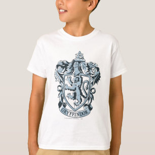 Camiseta Harry Potter   Brasão da Grifinória Azul