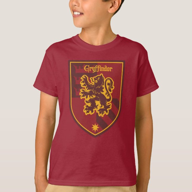 Camiseta Harry Potter | Brasão de Orgulho da Casa Gryffindo (Frente)