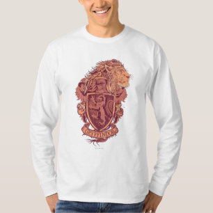 Camiseta Harry Potter   Brasão do Leão da Gryffindor