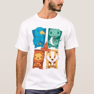 CAMISETA HARRY POTTER™   CASAS DA ESCOLA DE HOGWARTS™ CARTO