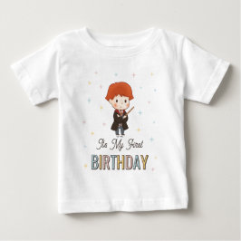 Camiseta Harry Potter Chibi Ron Weasley Mago Aniversário